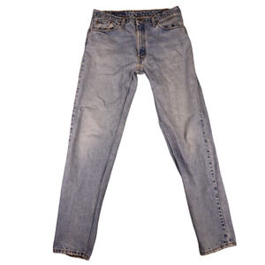Levi's 550 Relaxed Fit Blue Denim Jeans Size 38 X 34